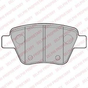 LP2178 колодки дисковые з.\ Audi A3, VW Golf, Skoda Yeti/Superb 1.2-3.2 08> LP2178 DELPHI