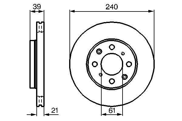 HONDA JAZZ (2002>) 0986479033 BOSCH