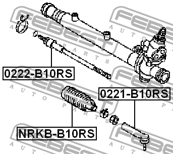 Пыльник рулевой NISSAN ALMERA CLASSIC NRKB-B10RS NRKB-B10RS FEBEST