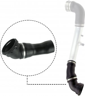 патрубок интеркулера!\BMW 530d 05-07 090715 GATES