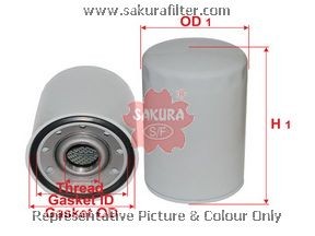Фильтр масляный JCB JS160,180,200,220,260 (дв.ISUZU) SAKURA C2705 SAKURA