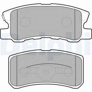 LP1691 колодки дисковые з.\ Mitsubishi Pajero/Montero 1.8GDi/3.2Di/3.5GDi 99> LP1691 DELPHI