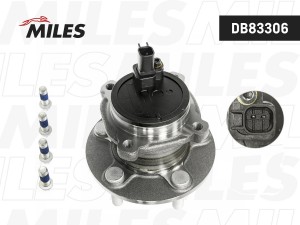 Ступица колеса задняя с подшипником VOLVO S40 II/C30/C50 04- SKF (VKBA6565) DB83 DB83306 MILES