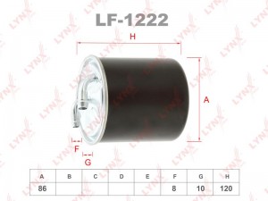 фильтр топливный! Mitsubishi Colt 1.5 04> LF-1222 LYNXAUTO