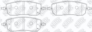 Колодки тормозные HAVAL Jolion Suv передние (4шт.) NIBK PN6025S NIBK