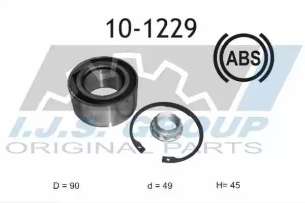 к-кт подшипника ступ. пер!\ BMW E90/E91/E92/E60/E61/E83/E53 2.5-4.6i/3.0D 00> 101229 IJS GROUP