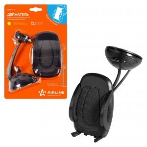 Держатель телефона универсальный 51-98мм металлическая штанга вращение 360° AIRL AMS-U-13 AIRLINE