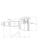 FORD FIESTA (2001-2007)/FORD FUSION (2002>) GIK04067 GANZ