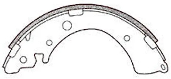 Колодки барабанные HONDA CIVIC 1.6 2001 - 2005 HONDA HR-V 1.6 1999 - по HONDA CI BS28520 SB NAGAMOCHI
