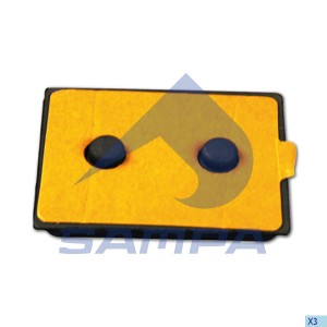 отбойник рессоры! (р) 84.5x115x23\ MB 011251 SAMPA