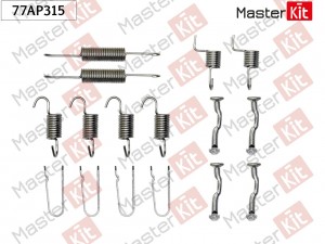 Комплект установочный барабанных колодок Honda CR-V II (RD_) 2001 - 2007 Masterk 77AP315 MASTER KIT