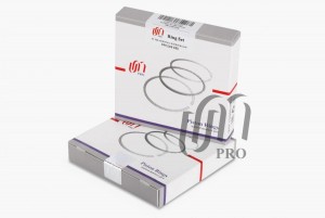 Кольца поршневые 0.50 полутрапеция Hyundai D4BF (4D56 T/C), d91.1+0.50 2.5-2.0-4 PR1049050 UNITED MOTORS PRO