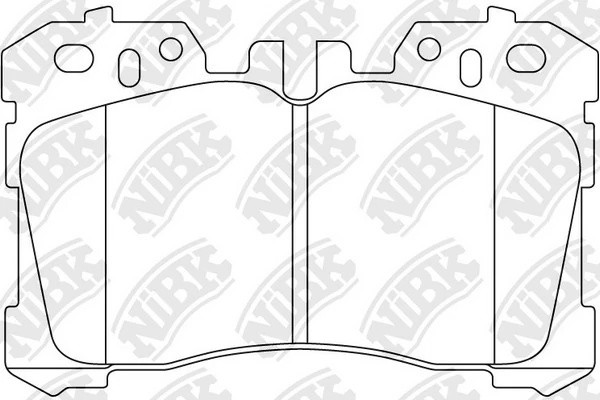 Колодки тормозные дисковые LEXUS LS460-600 06-  PN1833 PN1833 NIBK