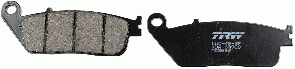 Колодки дисковые MCB598 MCB598 TRW LUCAS