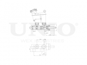 Цилиндр тормозной главный BRC-20002 UNIO