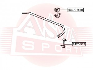 Стойка стабилизатора 0123302 0123-302 ASVA