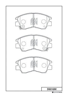 Замена на D6018MH Колодки тормозные дисковые пер. MITSUBISHI PAJERO I,MONTERO,L2 D6018M MK KASHIYAMA