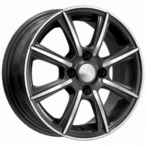 Скад Монако 14.0 / 5.5J PCD 4x100.00 ET 38.00 ЦО 67.10 Литой / Черный с полирова 1670105 SKAD