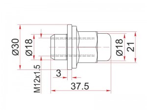 ГАЙКА КОЛЕСНАЯ ЗАКРЫТАЯ ЧЁРНАЯ TOYOTA HILUX/LAND CRUISER PRADO/TACOMA/WILL VS ST9094201077 SAT