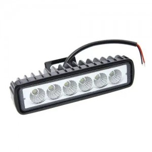 Фара рабочего света прямоугольная 158х46х46мм 18Вт 780лм рассеянный свет (Flood) 37030021 MEGA POWER