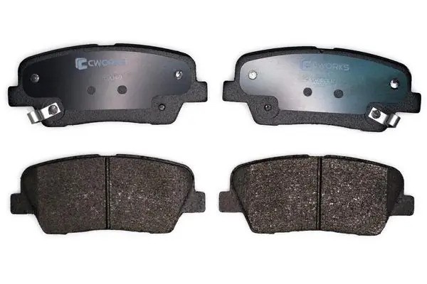 Колодки тормозные дисковые задние (Low Metallic) C12CR0040 CWORKS