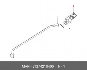 Датчик давления 51274210400 MAN