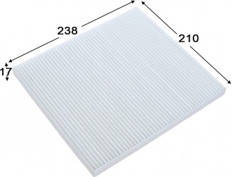 Фильтр салона KIA CERATO 04-09, SORENTO 09-14 AC13401 AC13401 AZUMI