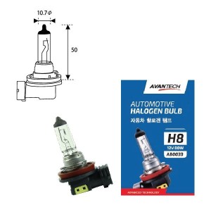 Лампа головного света Avantech H8 12V 80W AB0033 AVANTECH