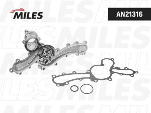 Насос водяной TOYOTA LANDCRUISER 120 4.0 03- AN21316 AN21316 MILES