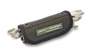 Набор ключей комбинир  8пр (8-19мм) в фирменной сумке /Дело Техники/ 511308 DELO TEHNICI