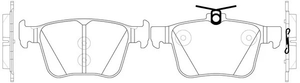 Колодки тормозные задние AUDI A3/VW GOLF VII 12- BP33003 BP33003 SB NAGAMOCHI