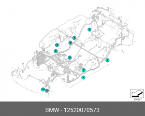 клеммы электрические! гнездовой контакт MCON 2,8 ELA \BMW 1' F40/3' G20/7' G11 12 52 0070573 BMW