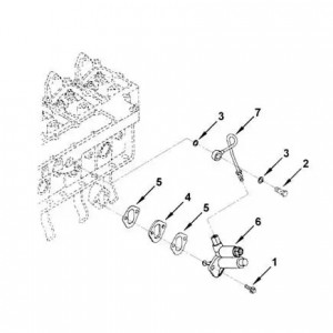 Болт-штуцер М12х1,5х24 КАМАЗ Камминз ISBe, EQB, 6CT, ISLe (3916361) (Haffen) 0653 HAFFEN