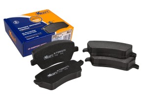 Колодки дисковые передние Lada Largus (12-) (16кл), Lada Vesta KRAFT KT091370 KRAFT