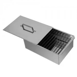 Коптильня 2-х ярусная 420х270х175х0.8мм нержавеющая сталь PALISAD 69528 PALISAD