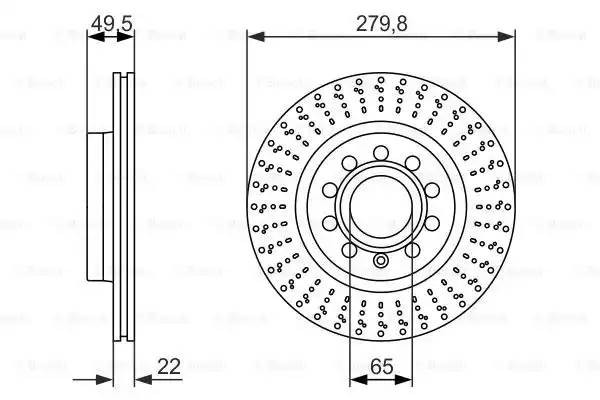 VW GOLF V/AUDI A3 [8P] 280*22 0 986 479 940 BOSCH