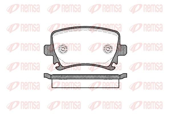 1031 00 колодки дисковые з.\ Audi A3 диск 16' 03>, VW Touran диск 15' 03> 103100 REMSA