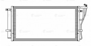 Радиатор кондиц. для ам Kia Carens (06-) 1.6i,2.0i M,A (LRAC 0860) LRAC 0860 LUZAR
