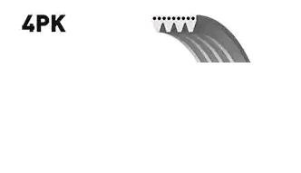 Поликлиновой ремень 4PK738 (8653-10048) 4-PK-738 GATES