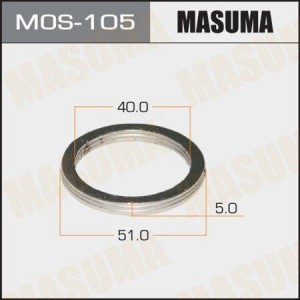 кольцо глушителя уплотнительное!(м) 40x51\ MOS-105 MASUMA