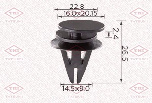 Клипса автомобильная [упаковка 10 штук] BMW TJB1226 TJB1226 TATSUMI
