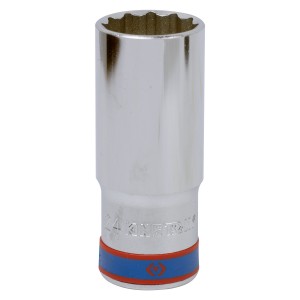 головка торцевая! глубокая двенадцатигранная 1/2', 24 мм\ 423024M KING TONY