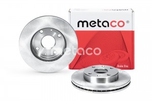 Диск тормозной передний вентилируемый 3050256 METACO