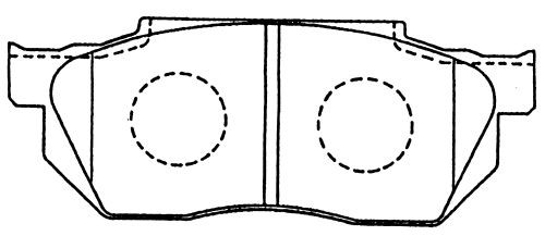 D5011-01 193 00=572237B !колодки дисковые п.\ Honda Civic 1.3-1.6 87-91 D5011 MK KASHIYAMA