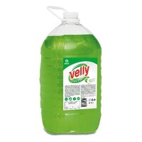 средство для мытья посуды 'Velly light'! зеленое яблоко 5кг\ 125469 GRASS
