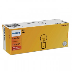 Лампа 12V P22 15W BA15s PHILIPS 12401CP PHILIPS