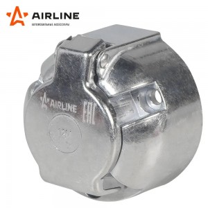 Разъем электрический прицепа ISO 1724 7-полюсный (розетка металл) AIRLINE ATE-22 AIRLINE