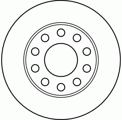 Диск тормозной задний AUDI A4 (B6, B7) DF4186 DF4186 TRW