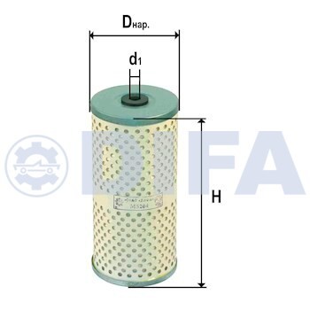 Элемент фильтрующий КАМАЗ масляный ЕВРО-1,2,3,4 (нить) DIFA DIFA5204 DIFA