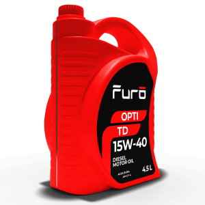Furo OPTI TD 15W40 (4,5L) масло моторное! минер.\ API CF-4 15W40FR024 FURO